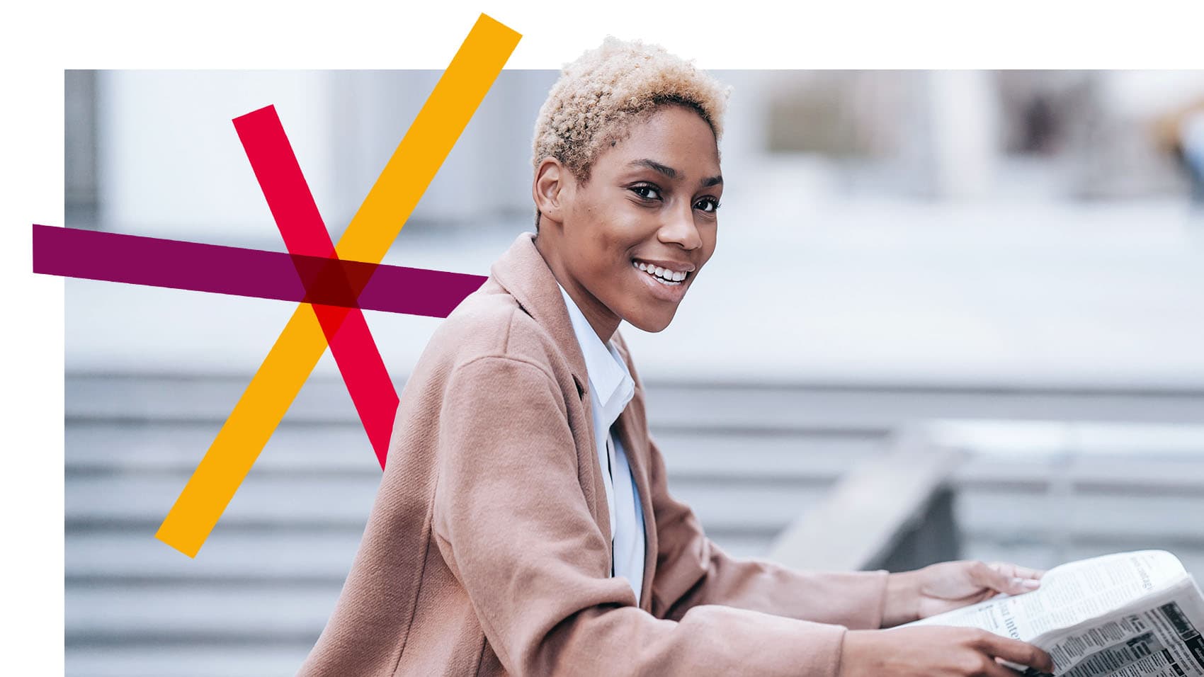 Managerin ist entspannt weil sie das Workforce Management von SD Worx nutzt