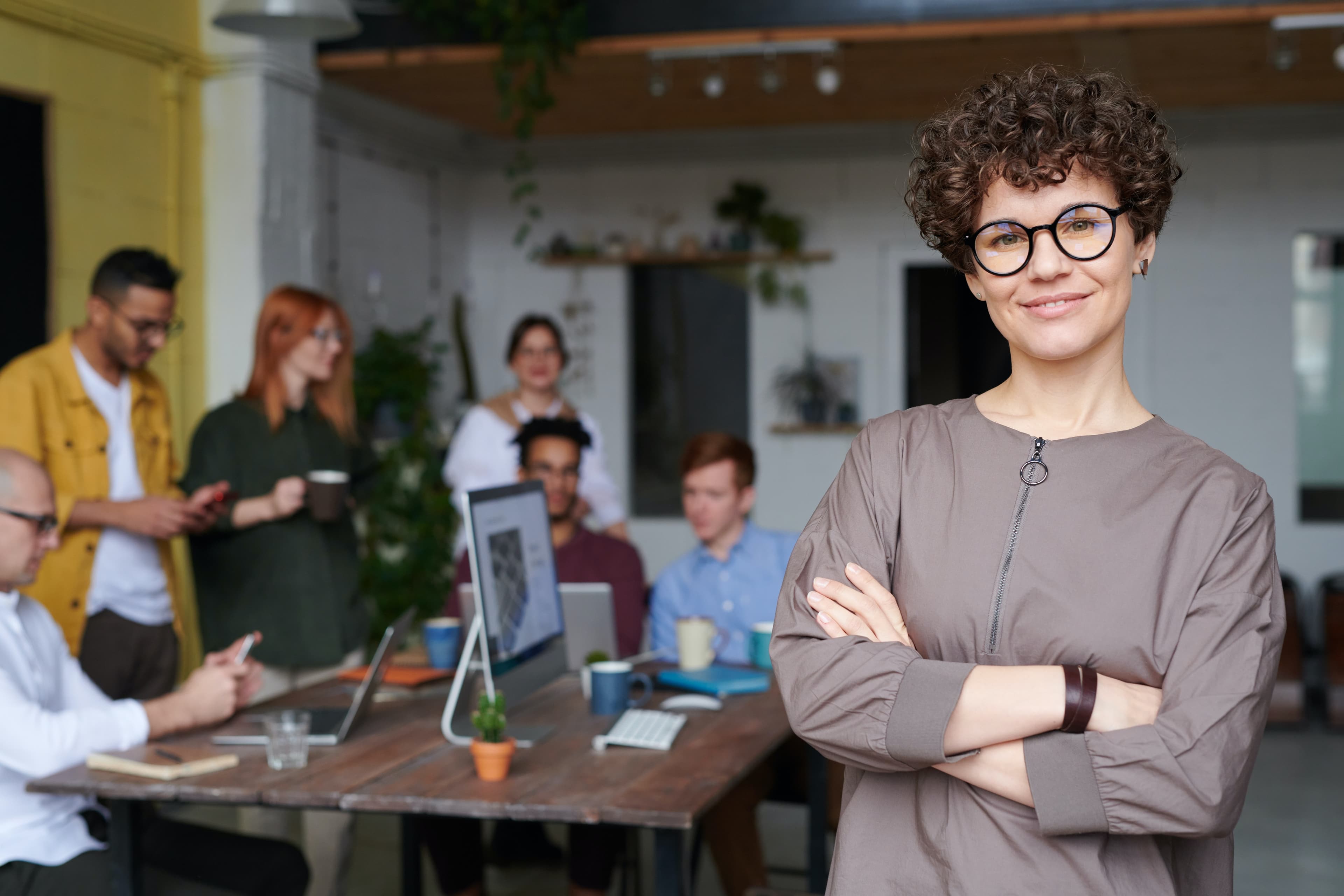 Team arbeitet mit dem „mysdworx“ Self-Service Tool